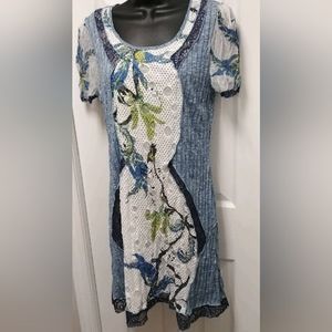 Cativa textured short sleeved dress